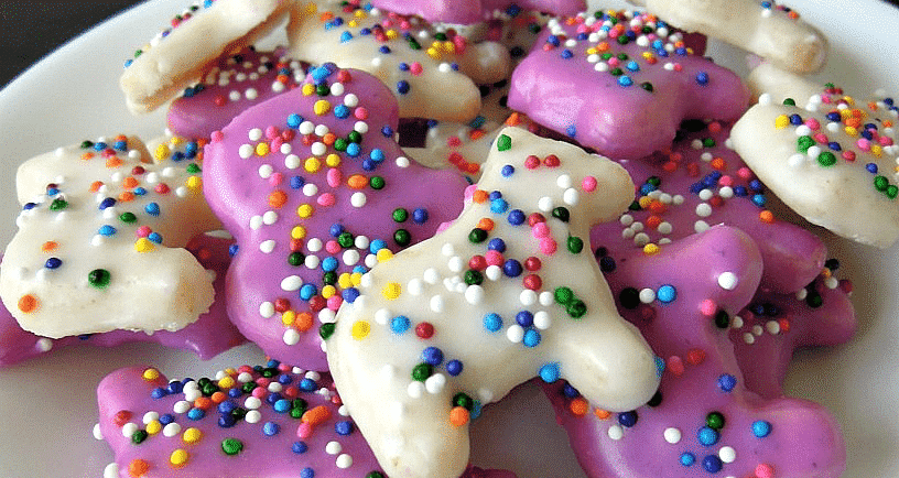Animal Cookies - Purple Cookies